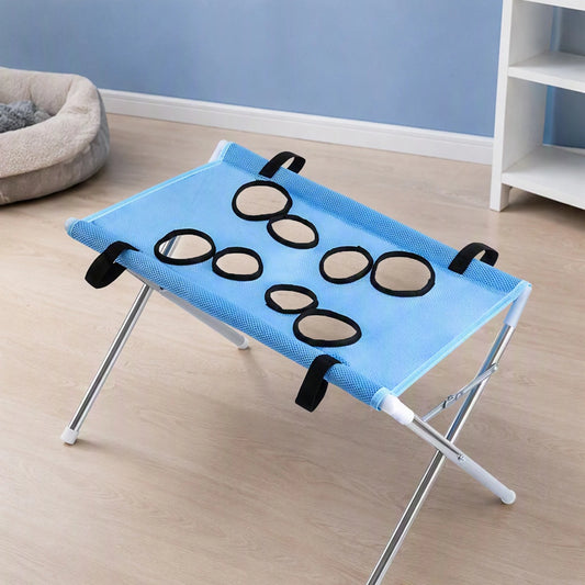 Foldable Pet Grooming Sling Dog Bath Hammock for Small Dogs Cats Nail Trimming Restraint Bag Mesh Fabric