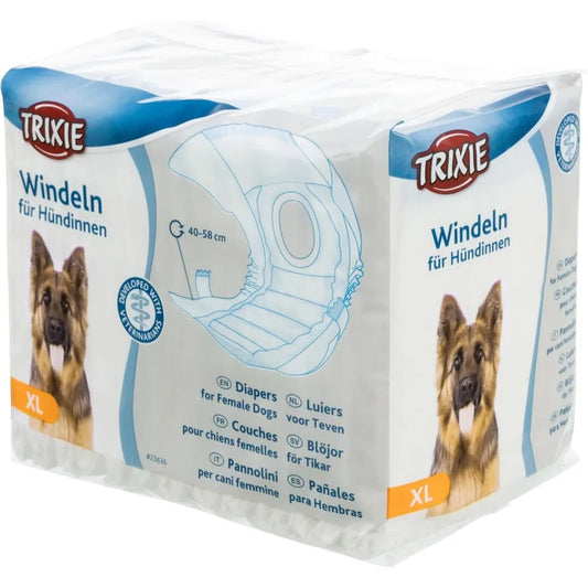 Dog Diapers XL, 12-Pack, Absorbent & Leak-Proof, Comfort Fit